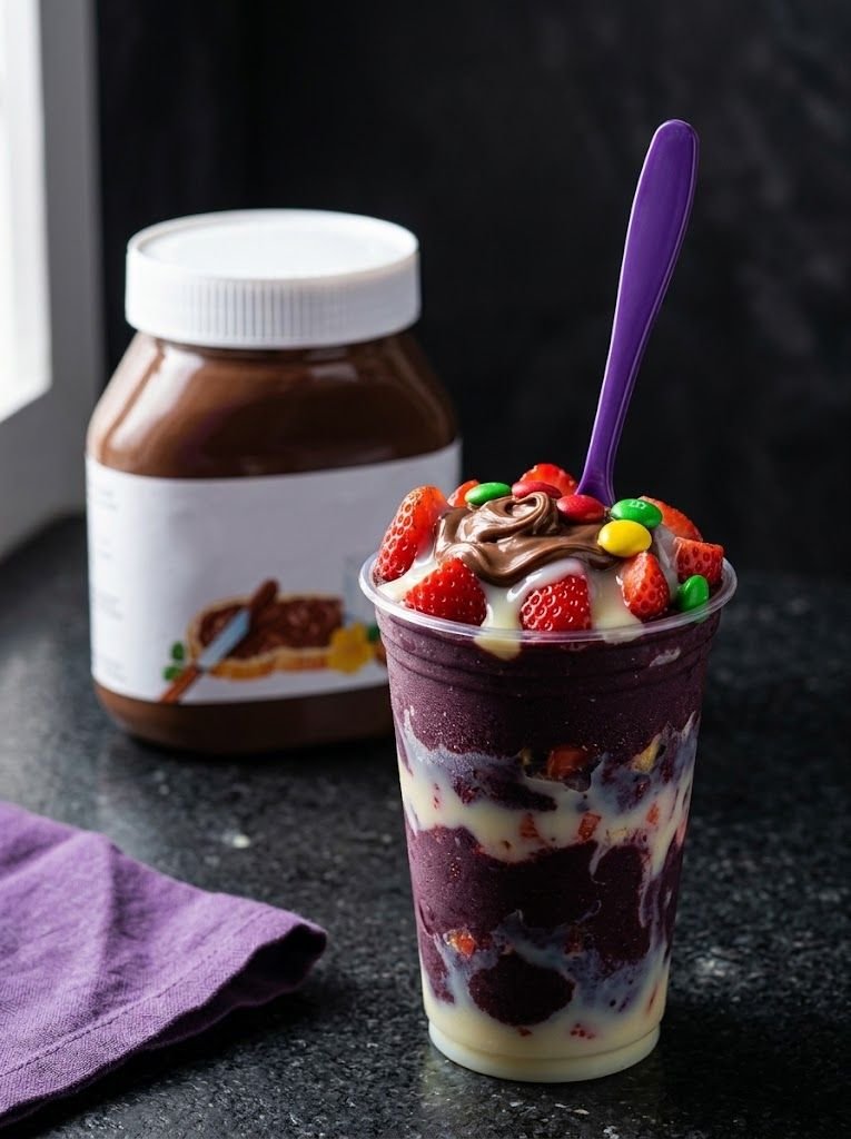 Açaí con toppings